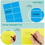 Outus 1000 Pieces Rectangular Colored Labels Stickers 3 x 2 Inch 10 Colors