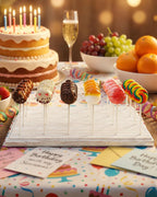 24 Holes Wooden Cake Pop Stand for Drying