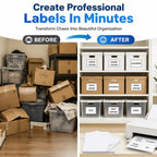 DeBaio Printable Sticker Paper for Inkjet Printer, 100 Sheets 11"x8.5'' Matte Sticker Printer Paper Full Sheet Labels for Laser/Inkjet Printers, Letter Size, Strong Adhesive 11"*8.5"