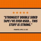 GORILLA Heavy Duty Mounting Tape, Double-Sided, XL 1" x 120", Black 1" x 120" (1-Pack) 1 Pack