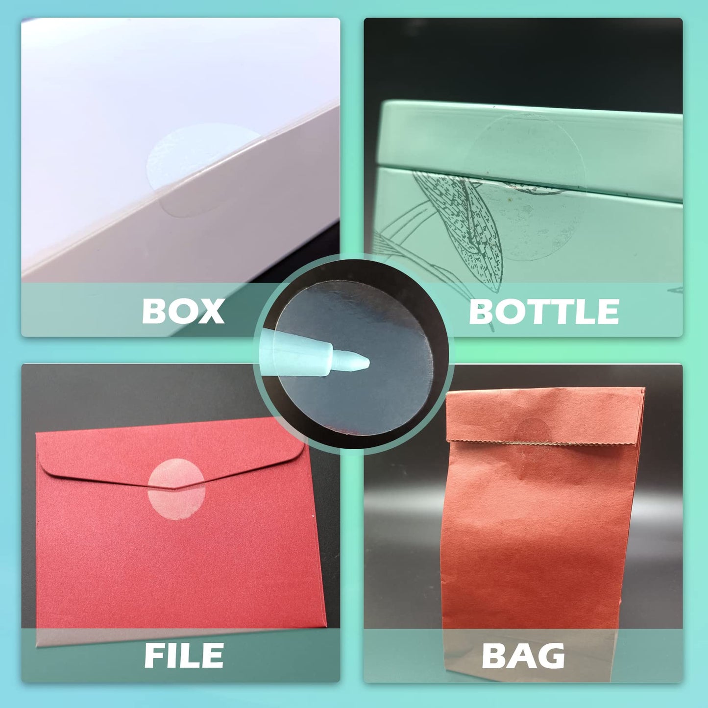 Clear Tamper Evident Stickers Package Security Seals 1 inch Transparent Circle Round Labels Tamper Proof Stickers for Envelopes, Box and Gift Packaging(120pcs)… 120 Round