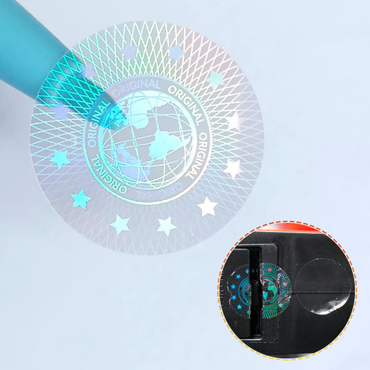 Tamper Evident Labels Hologram Transparent Blank Crystal Clear Sealing Package Seal Self Adhesive Security Warranty Void Tamper Proof Stickers Round 0.8 inch Diameter(320pcs) 1-320pcs
