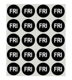 ChromaLabel 1-inch round removable day labels, week kit with 420 stickers for organizing and planning.
