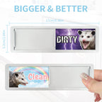 Dishwasher Magnet Clean Dirty Sign Possum