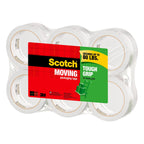 Scotch Tough Grip Moving Tape Refill, 1.88 in x 43.7 yd, 6 Rolls