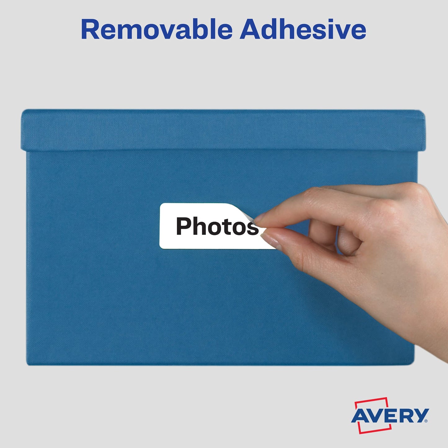Avery Multi-Use Removable Labels, 1" x 3", Print or Write ID Labels, White, 250 Labels Total (05436) 1 Pack