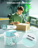 2 Inch Round Thermal Labels+Label Holder for Rolls and Fanfold Labels