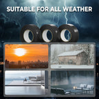 SWRT 0.75" x66ft 12 Pack Electrical Tape, Waterproof Flame Retardant Black