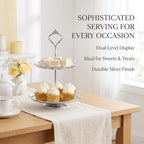 Tiered Tray Hardware Kit,5 Sets Cake Tier Stacking Kit for DIY Food Stand Glod,Silver