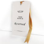 Reserved Seating Signs for Wedding, 20-Pack