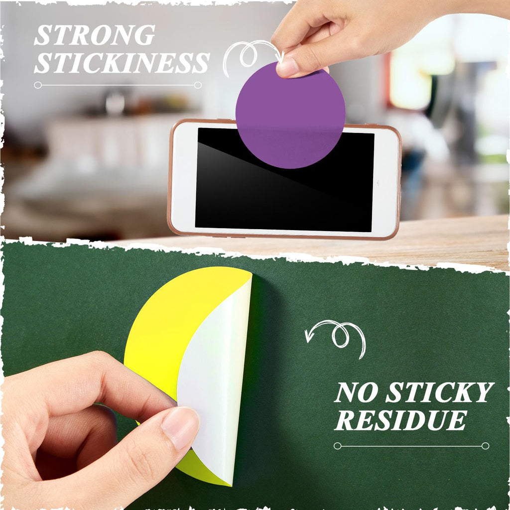 Marspark 600 Pcs 3 Inch Color Coding Circle Stickers Round 10 Colors
