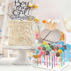 Clear Acrylic Lollipop Display Stand, Transparent Candy Holder, Reusable Cake Dessert Display Rack for Home Party Festival Decoration(15 hole) 15-Hole