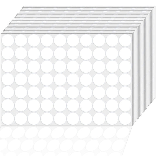 1400 PCS Dot Stickers White 1 Inch Round Color Coding Labels Polka Circle Dot Label Sticker for Office,Classroom,Papers Etc White/1400pcs