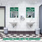 Safety Mirror Sign for Workplace - "Our Safety Program Depends on You" Our Safety Program Depends on