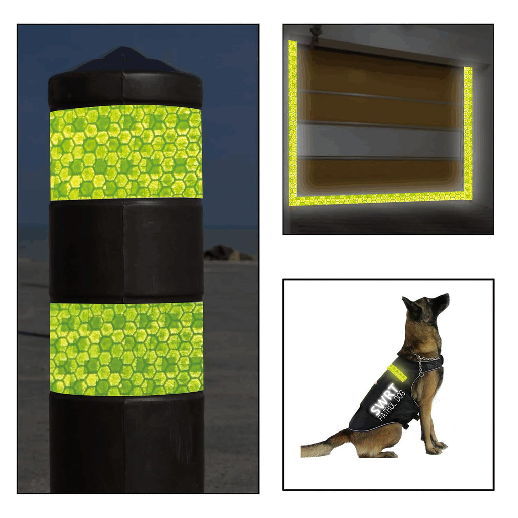 SWRT Reflective Tape 2 Inch x 30 Feet DOT-C2 Shining Star Fade Resistant Green Reflective Outdoor Waterproof Strong Adhesive Safety Warning Reflector Conspicuity Tape for Trailer Trucks Bike 1