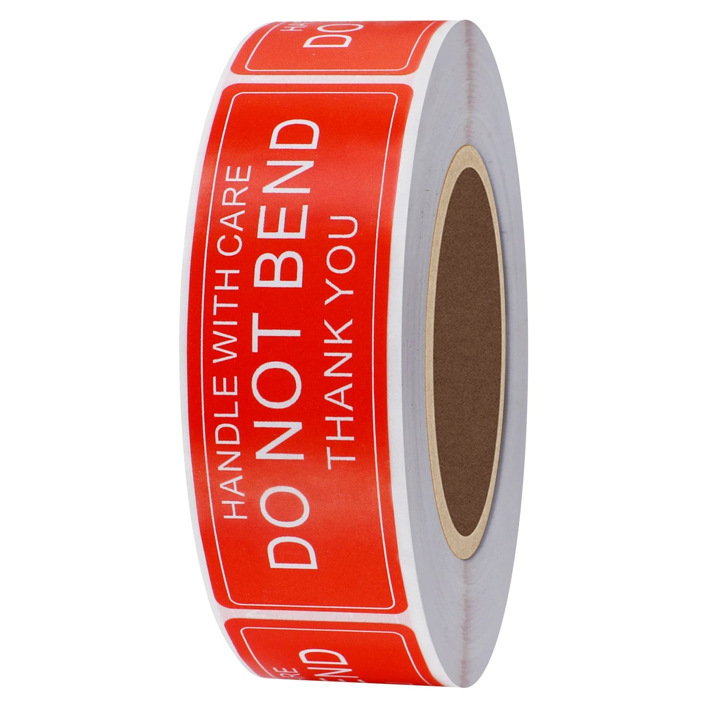 Hybsk 1"x3" Do Not Bend Stickers Shipping Labels for Envelopes Mailing Adhesive Label 500 Per Roll (Type 1) Type 1