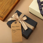 Outus 60 Pcs Blank Large Paper Gift Tags, Brown, 4 3/4" X 2 3/8" 4 3/4" X 2 3/8"