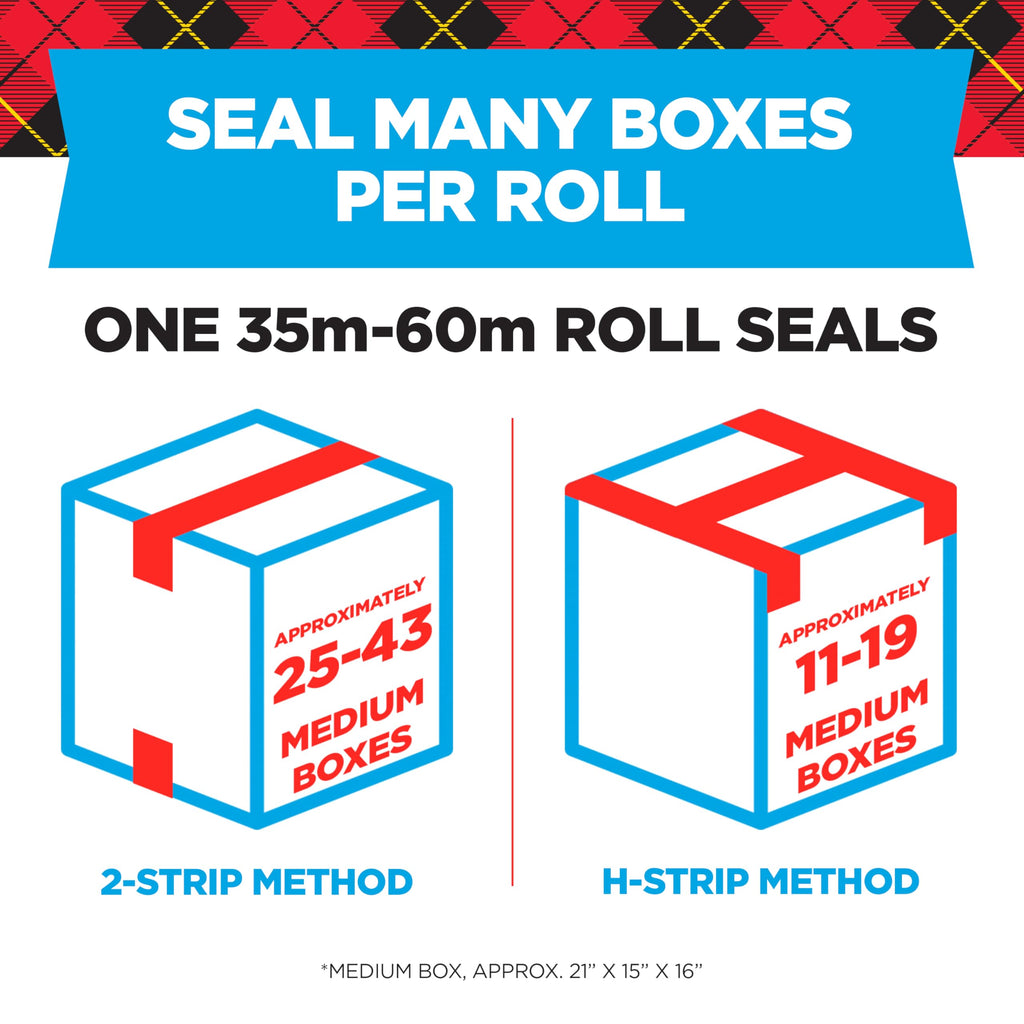 Bundle of Scotch Heavy Duty Packaging Tape, 1.88" x 54.6 yd, Designed for Packing, Shipping and Mailing, 3" Core, 6 Rolls + Scotch Magic Tape, 3 Dispensered Rolls, Clear Tape, 3/4 x 300 Inches Heavy Duty Tape + Magic Tape