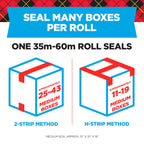 Bundle of Scotch Heavy Duty Packaging Tape, 1.88" x 54.6 yd, Designed for Packing, Shipping and Mailing, 3" Core, 6 Rolls + Scotch Magic Tape, 3 Dispensered Rolls, Clear Tape, 3/4 x 300 Inches Heavy Duty Tape + Magic Tape
