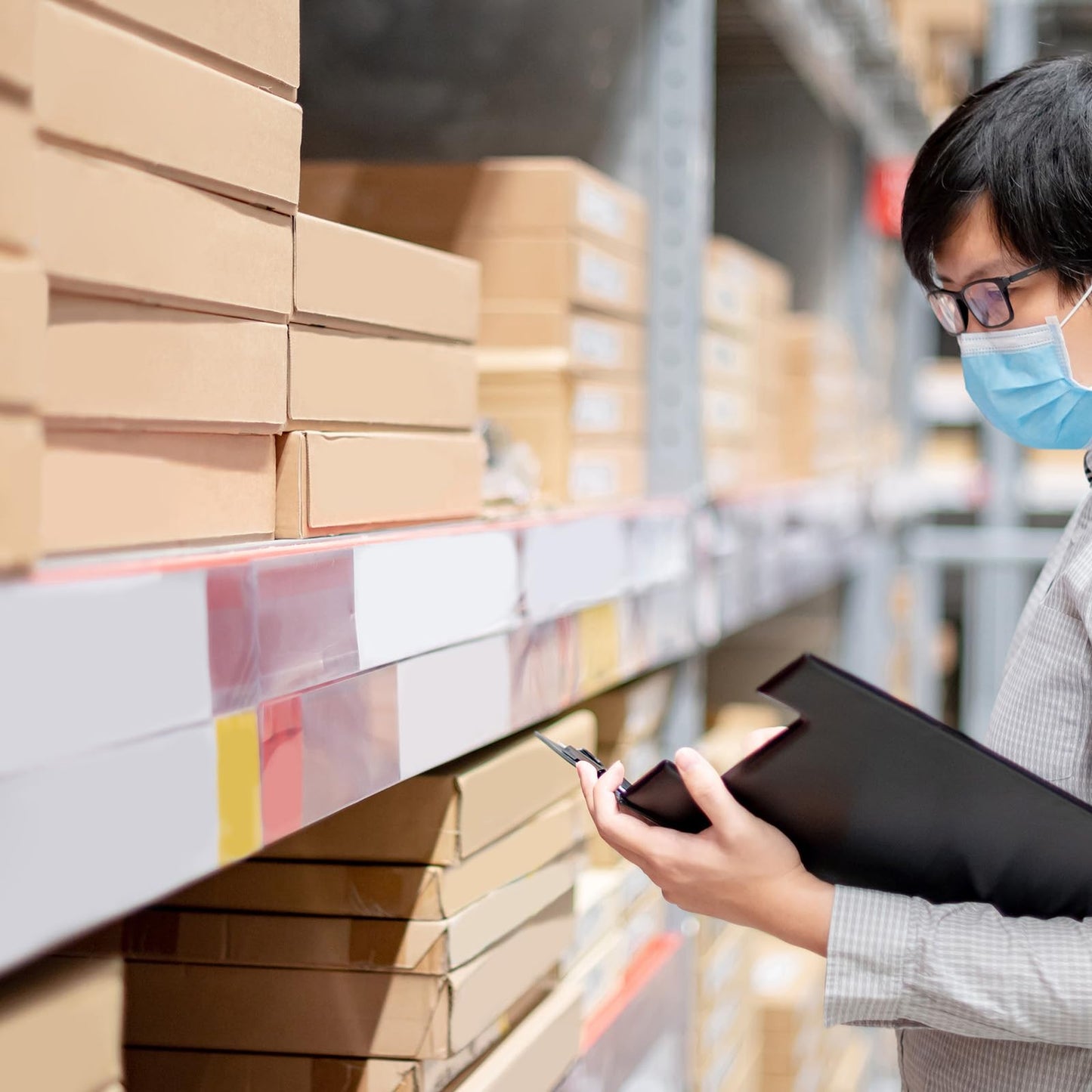 MECCANIXITY Consecutive Number Stickers, 6001 to 7000, 7001 to 8000, 8001 to 9000 Inventory Label Numbers for Office Warehouse Numbering, Total 3000pcs