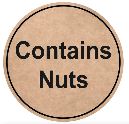 1.5 inch 300PCS Contains Nuts Stickers Removable Stickers for Food, Kitchen