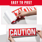 4 Pcs Caution Horses Trailer Decals, Reflective Warning Stickers