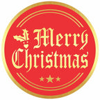 PARTH iMPEX Christmas Envelopes & Gold Foil Seal Stickers