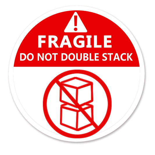 Do Not Stack Shipping Labels,Shipping Warning Stickers for Package,Box,Fragile Stickers,3 Inch 300 Pcs