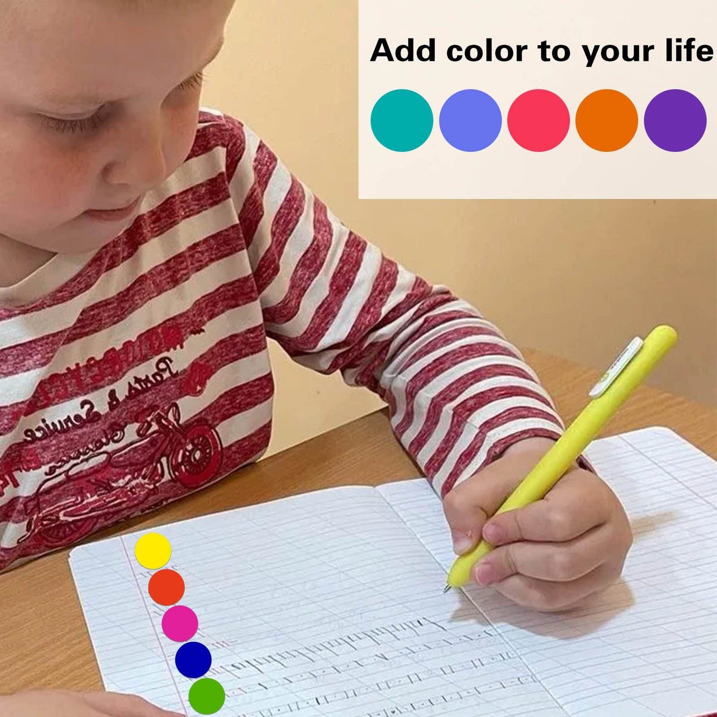 1400 PCS Colored Dot Stickers Round Color Coding Labels Circle Dots Labels Price Stickers Polka Circle Dot Stickers Label Sticker for Office, Classroom, Papers Etc 10 Color/1400pcs 3/4 INCH