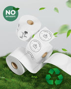 2x1 Inch Thermal Labels+2 Inch Circle Thermal Sticker Labels