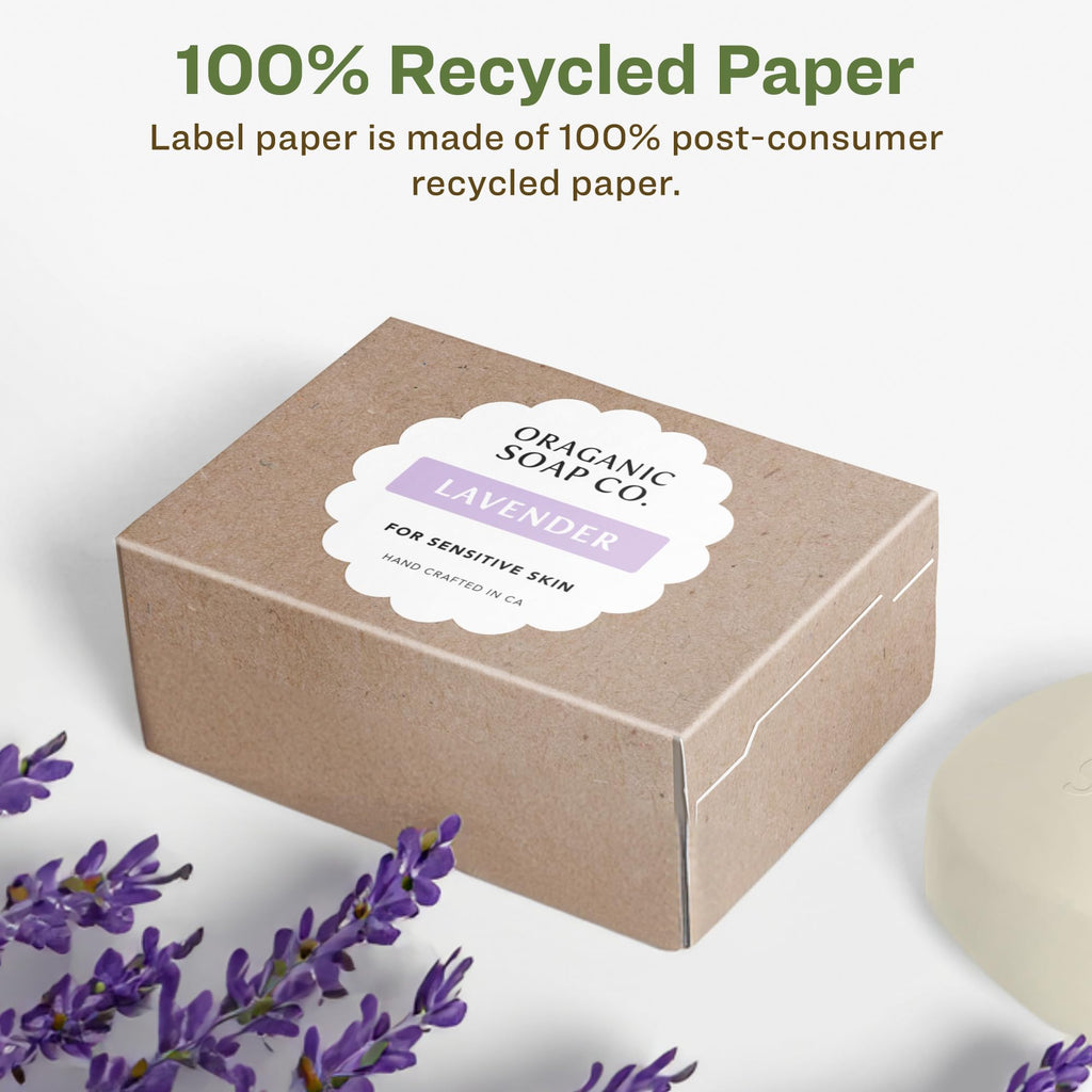 Avery EcoFriendly Matte White Recycled Round Scalloped Labels, 2.5" Diameter, Print-to-The-Edge, Matte White Labels, Permanent Adhesive, Laser/Inkjet Printable, 225 Total 225 labels
