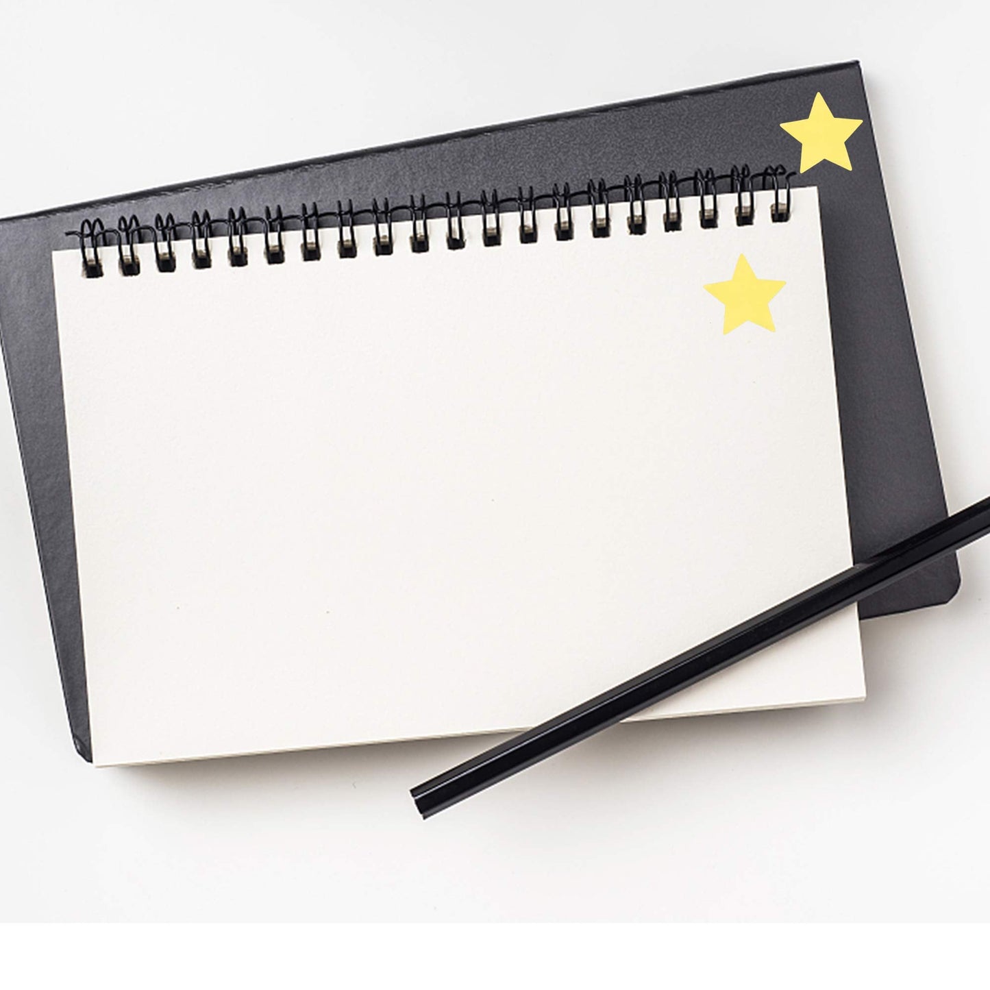 Hybsk Gold Star Stickers for Kids Reward Metallic Foil Star Labels 1.5 Inch 500 Total Per Roll (Gold)