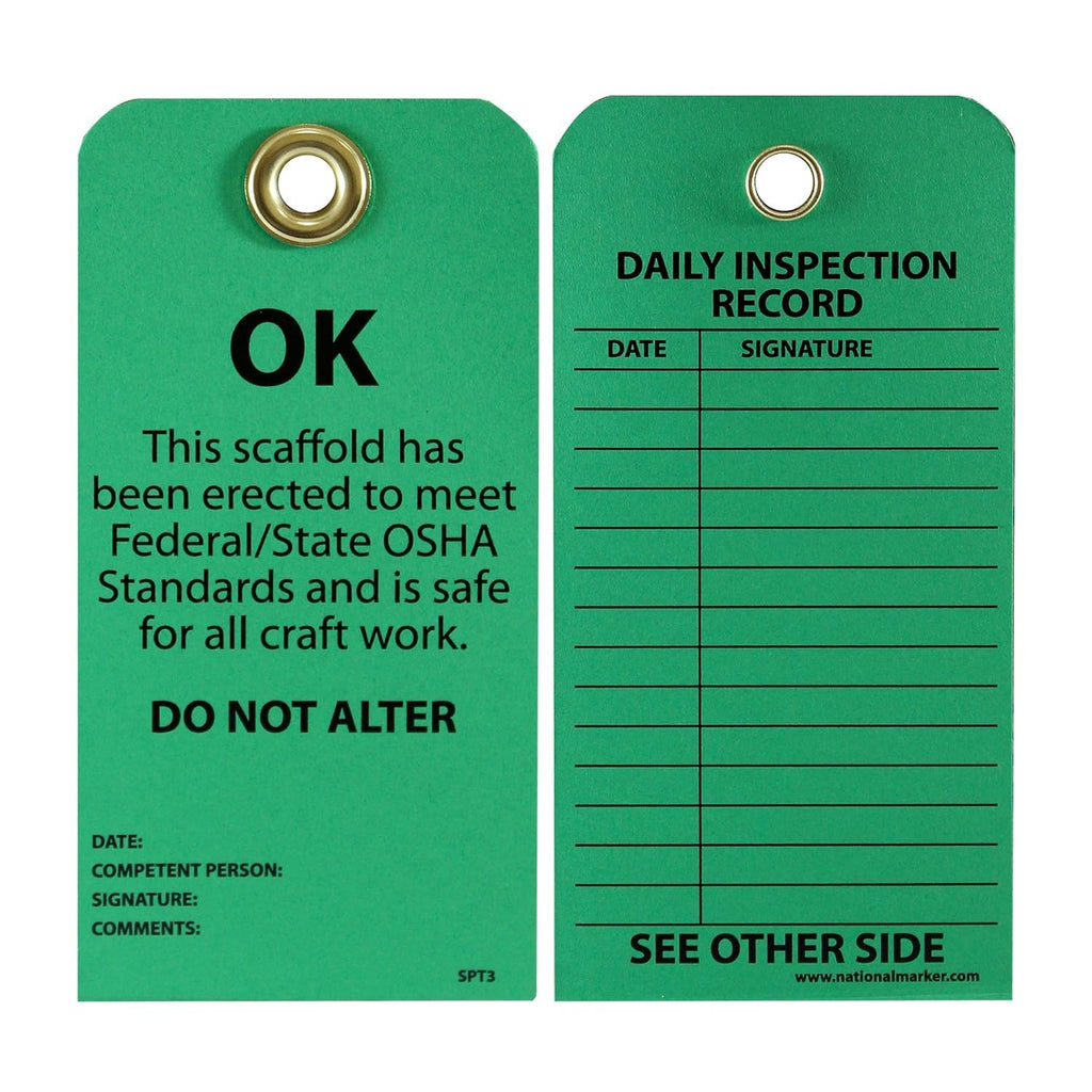 AccuformNMC NMC SPT3 OK - DO NOT Alter Tag