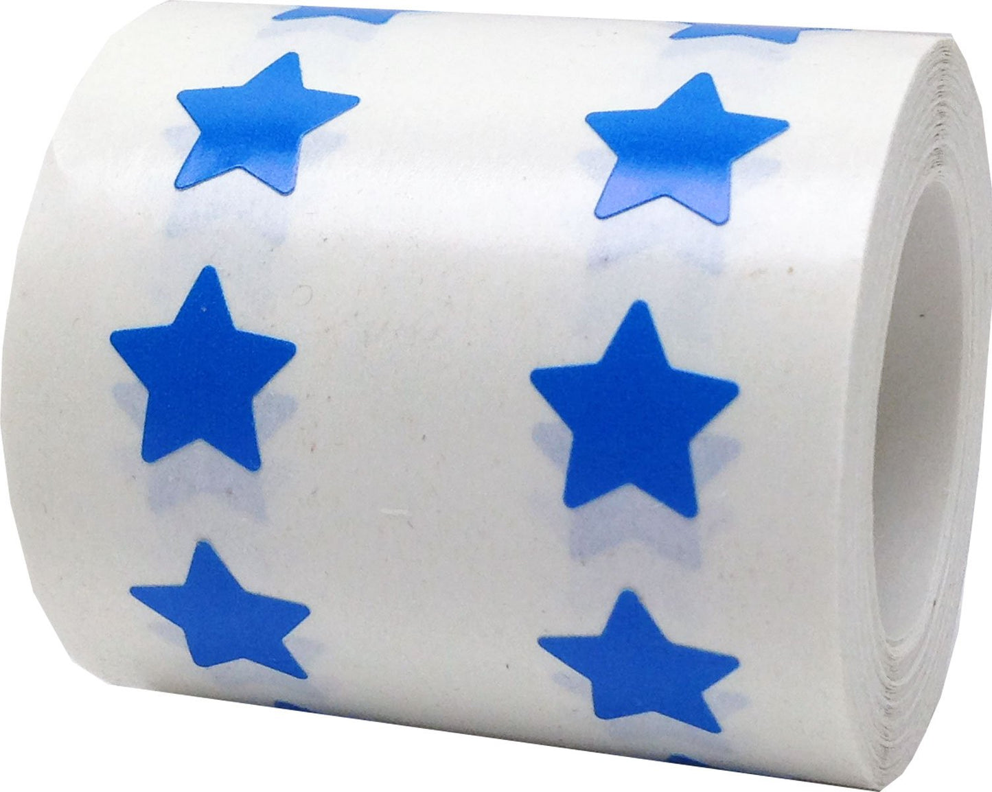 Blue Star Shape Stickers 0.50 Inch 1,000 Adhesive Labels Blue