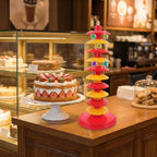 Lollipop Display Stand Tiered Candy Rack Display Stand for Retail Multi-Tier Lollipop Holder Organizer 12.59 X 5.51 X 5.51 in for Weddings Parties Shops 32.00X14.00X14.00CM