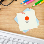 ChromaLabel 0.50 inch round removable color code dot stickers in fluorescent red-orange, 1200 pack for labeling and organization.