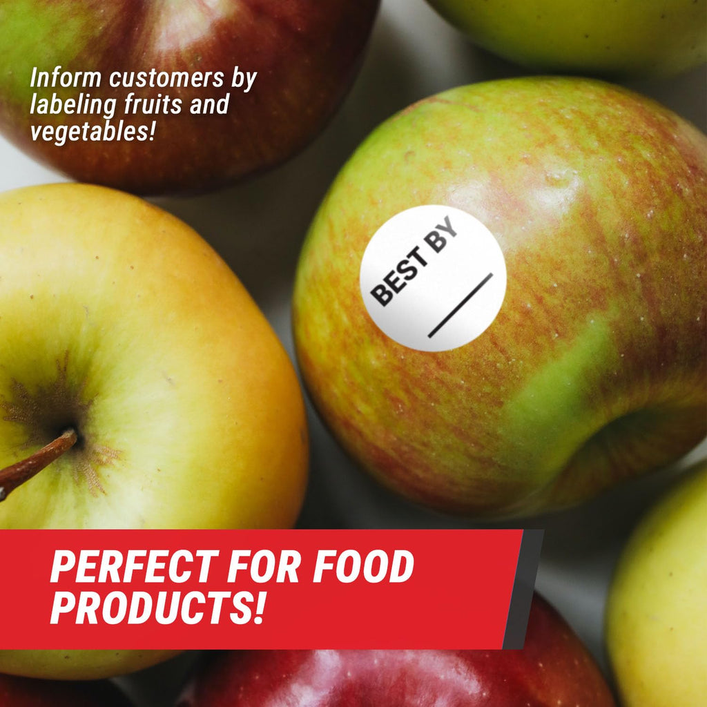 900 Best by Labels, 1.5 inch, Circle Dot Stickers 900 Labels