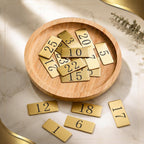 Yaocom 25 Pcs Brass Numbered Tags Metal Locker Number 1-25, 2.4x1 Inch