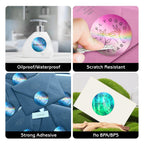 2 inch Round Holographic Thermal Labels 200pcs/roll & 500pcs/roll