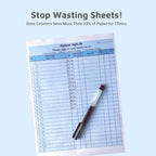 Patient Sign in Sheets, HIPAA Compliant Medical Forms with Peel-Off Labels 30
