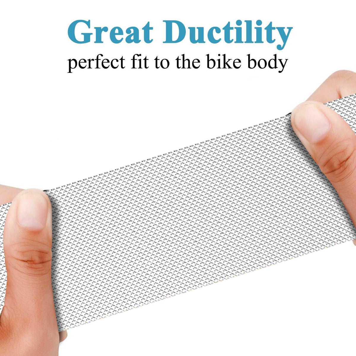 ENLEE Bike Frame Protection Tape, Non-Yellowing Transparent Bike Frame Protection Kit, Clear Honeycomb PVC Anti-Scratch Protector for MTB/Road/Gravel Bike' Top/Down Tube, Chain Guard, Fork, 11PCS Film-Transparent