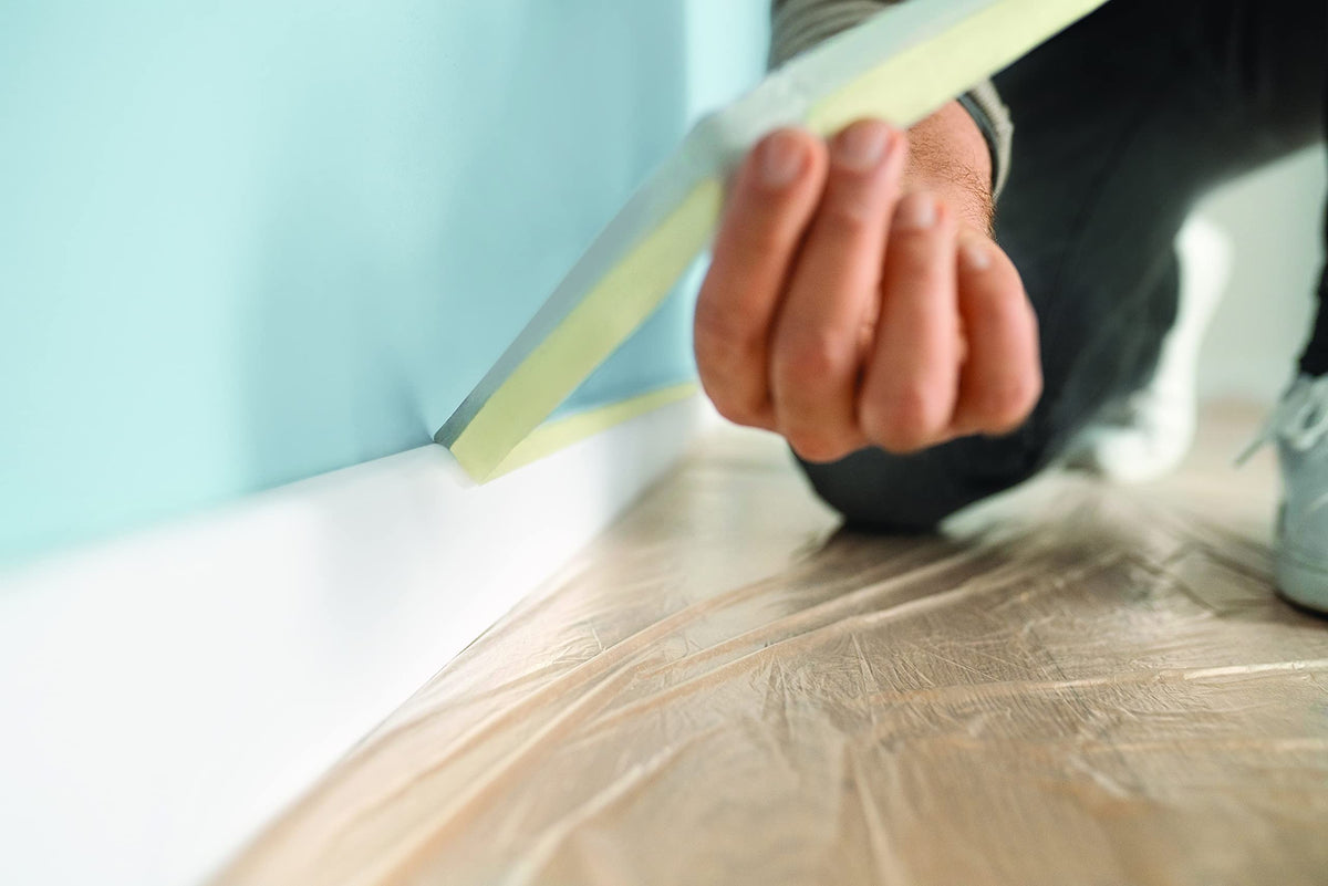tesa Masking Tape CLASSIC - Painter's Tape for Masking During Painting Work - Solvent-free, Removable without Residue - 50 m x 50 mm 50m x 50mm