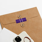 Purple & Green Rectangle Stickers 2 x 1 Inch Color Coding Labels Vinyl Roll Self-Adhesive Waterproof Removable 1000 PCS
