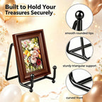4 Pcs Decorative Plate Display Stands Picture Frame Holder