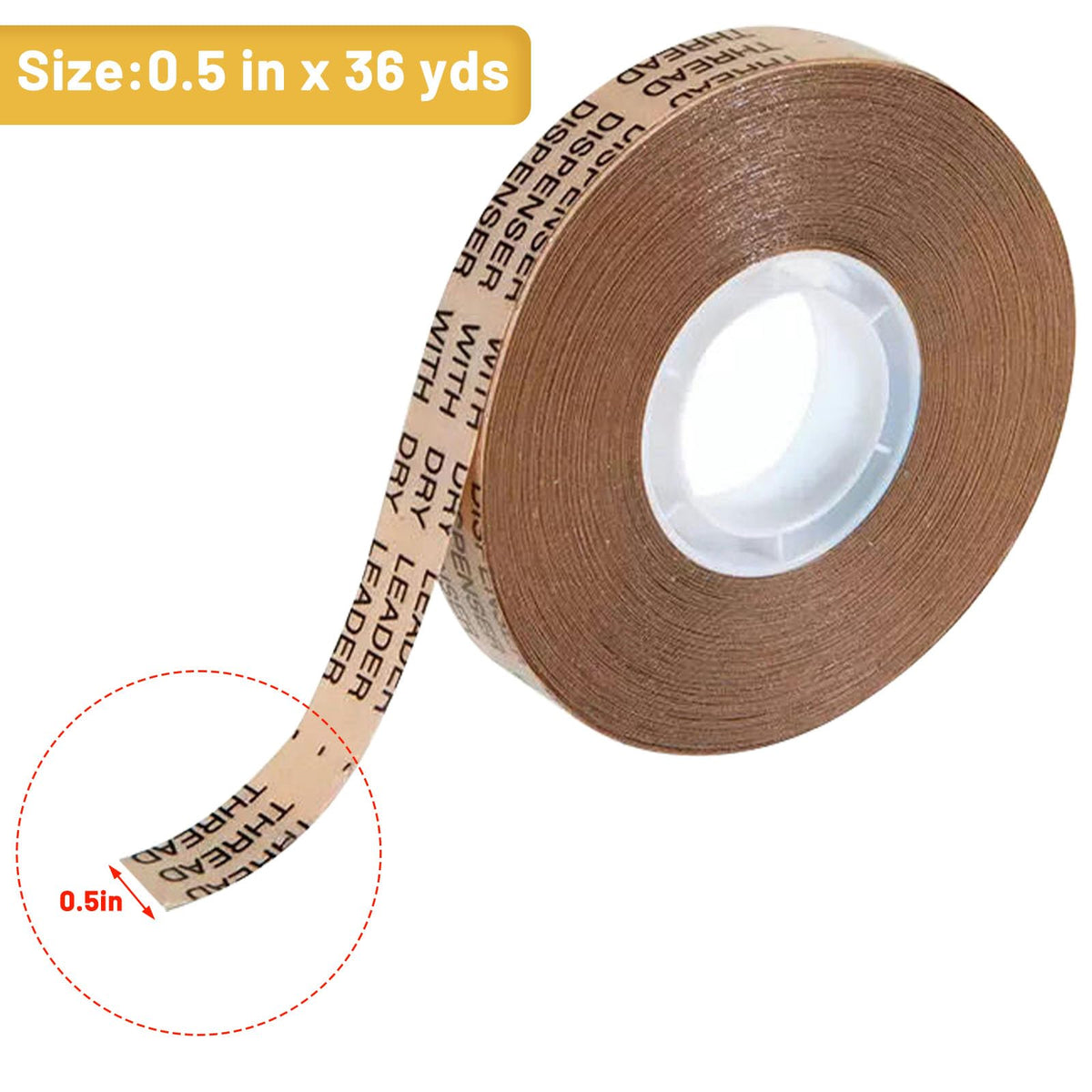 Lineco, High Tack ATG Tape, Brown 5 mil Adhesive, 1/2 in x 36 yd, Acid-Free for Framing, Picture Mounting and Box Assembly Pack of 1