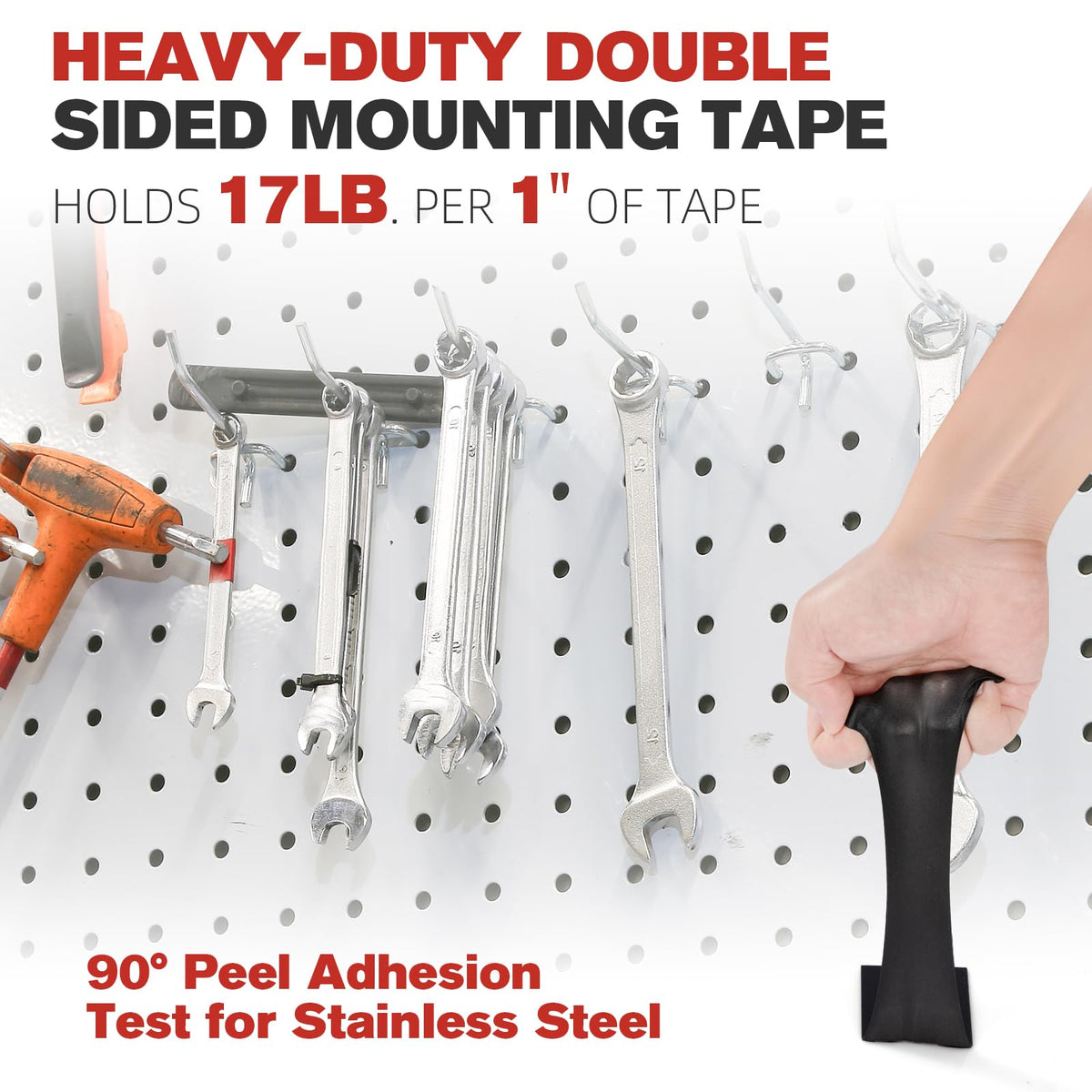 Double Sided Tape Heavy Duty, 0.39" Mounting Tape VHB 5925 Strong Adhesive Waterproof for Automotive, LED Strip Lights, DIY Home Décor Black 0.39"×10ft
