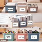 Dry Erase Label Stickers,Self Adhesive Whiteboard Labels with Pens