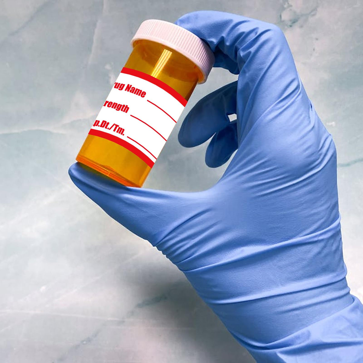 1200pcs Drug Name Stickers for Medication Containers 1x2 Inch