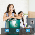 Trash and Recycle Signs