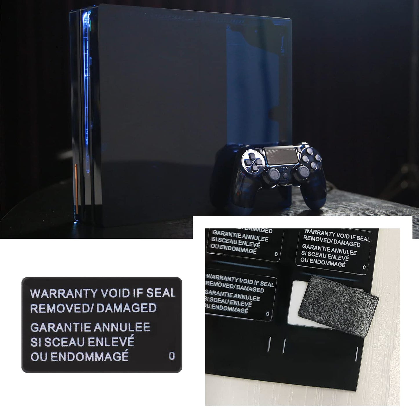 Create idea 10PCS Warranty Seal Stickers Compatible with PS4 Pro Host Tamper Security Labels Warranty Void If Seal Removed/Damaged Stickers
